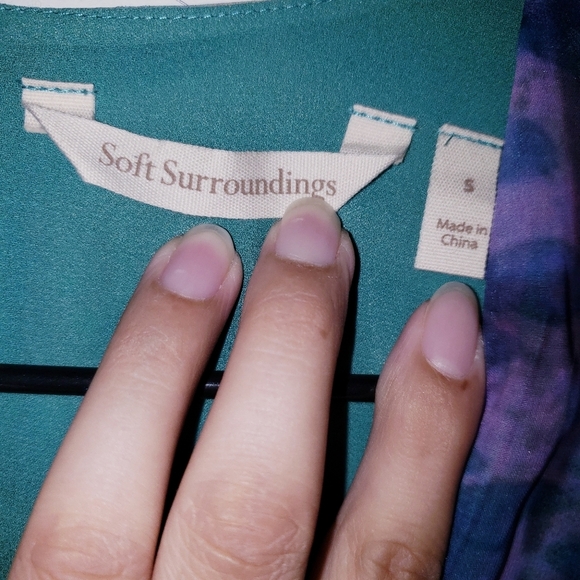 Soft Surroundings Ruffle Midi Dress - Picture 6 of 9